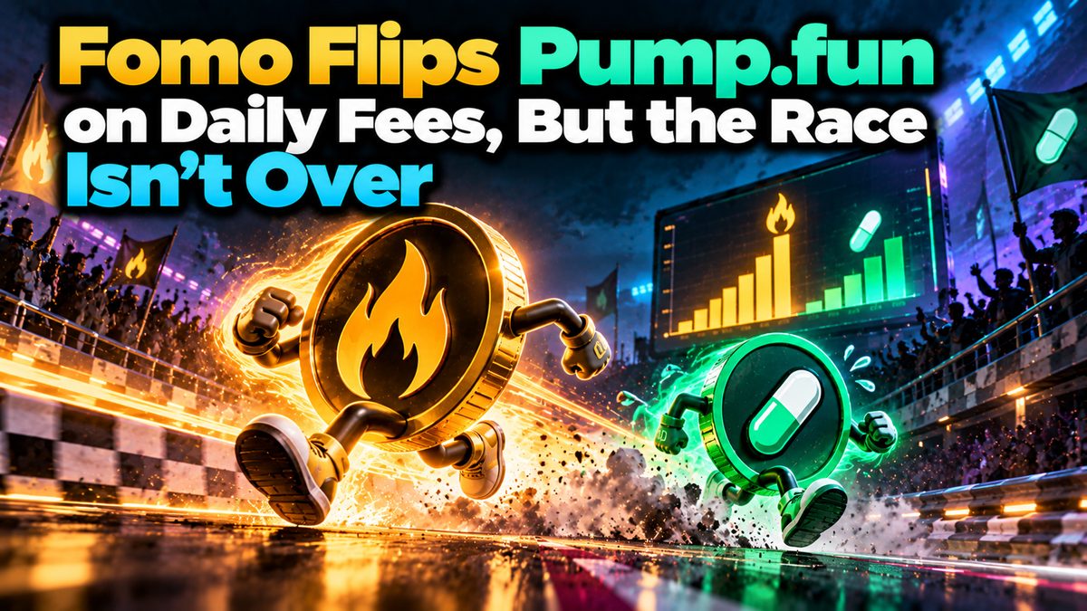 Fomo Flips Pump.fun on Daily Fees, But the Race Isn't Over