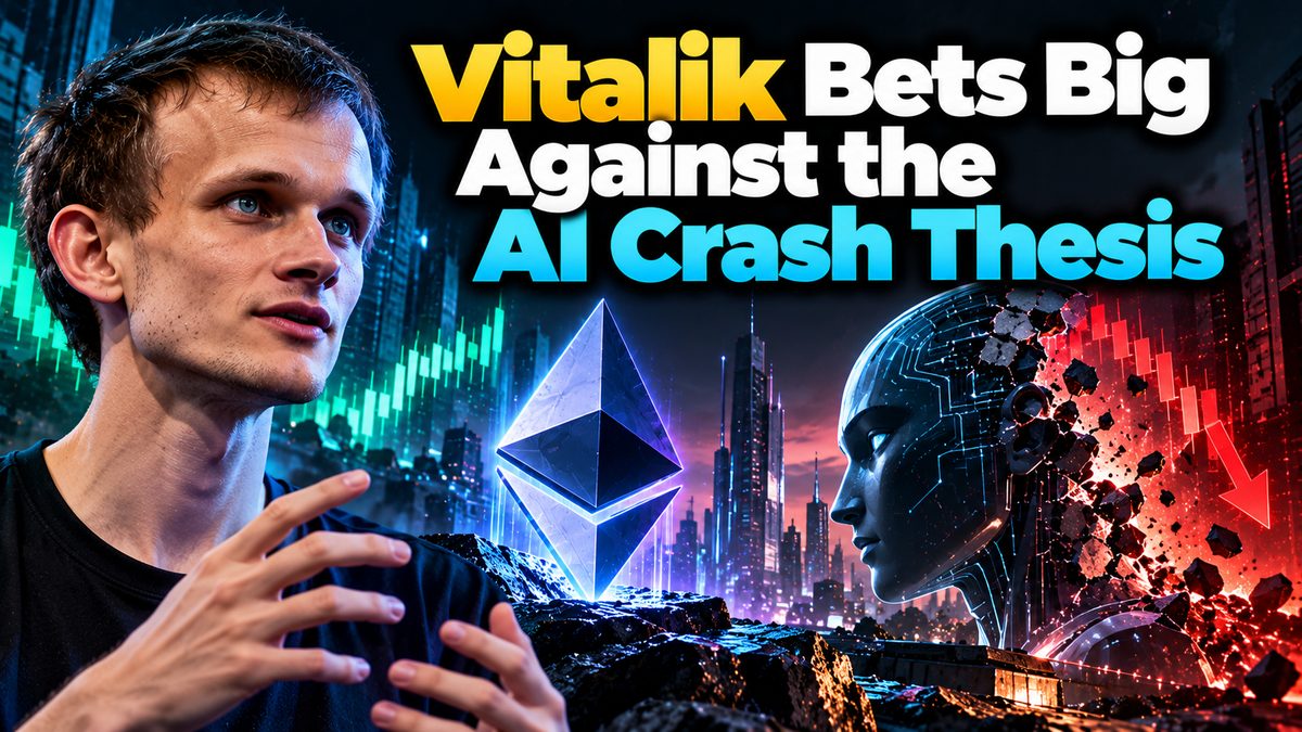 Vitalik Bets Big Against the AI Crash Thesis