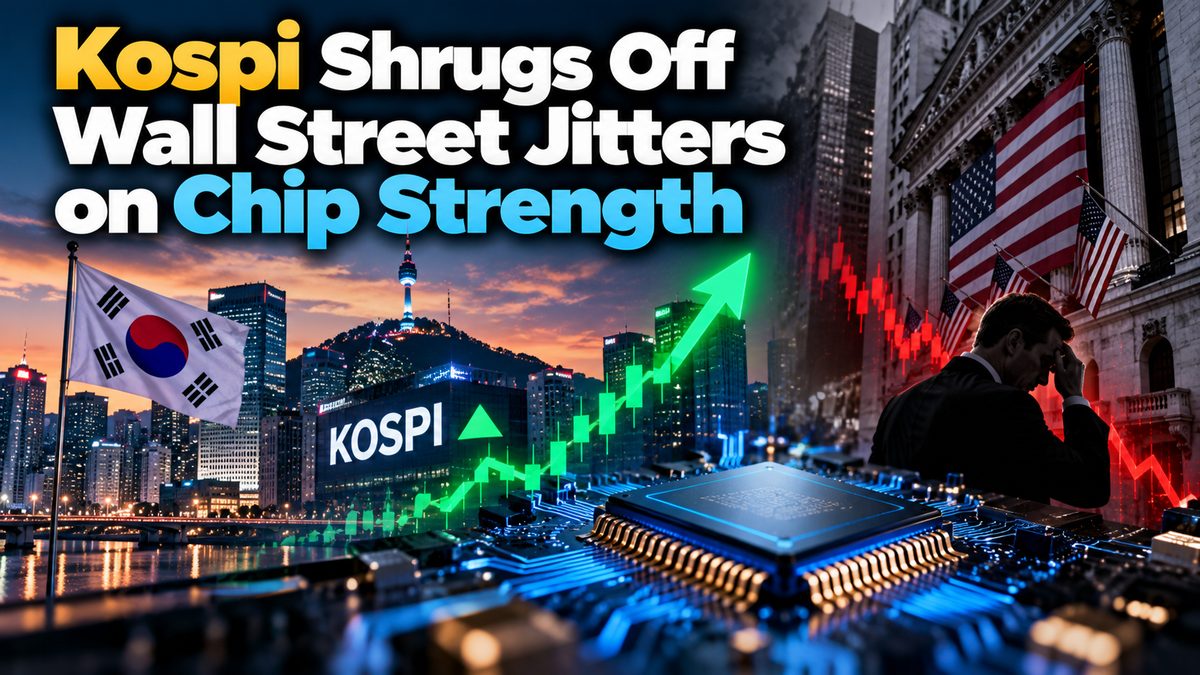 Kospi Shrugs Off Wall Street Jitters on Chip Strength