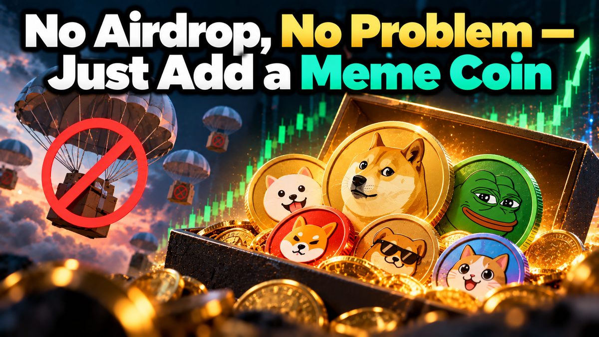 No Airdrop, No Problem — Just Add a Meme Coin