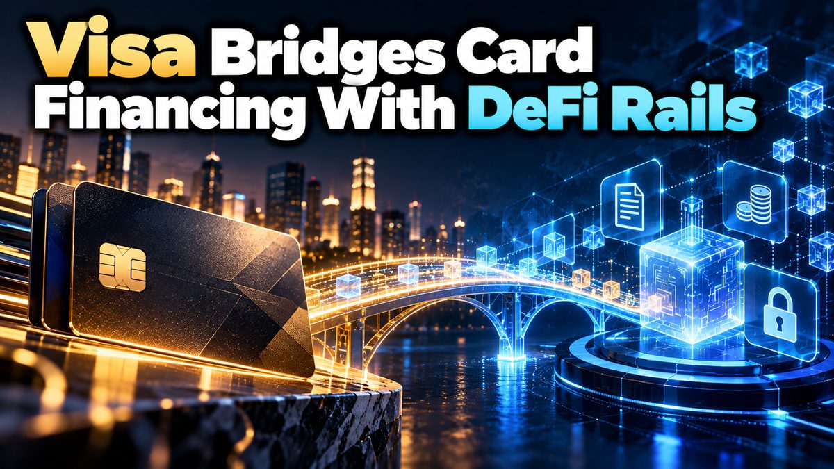 Visa Bridges Card Financing With DeFi Rails