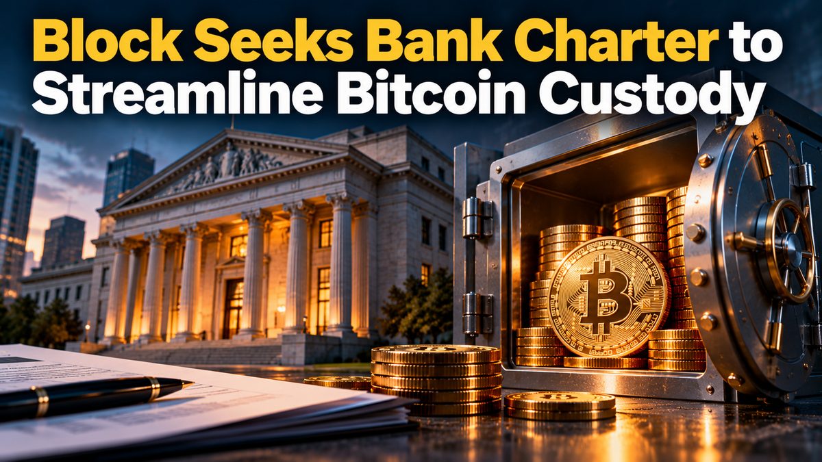 Block Seeks Bank Charter to Streamline Bitcoin Custody