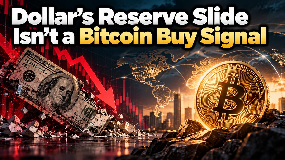 Dollar's Reserve Slide Isn't a Bitcoin Buy Signal