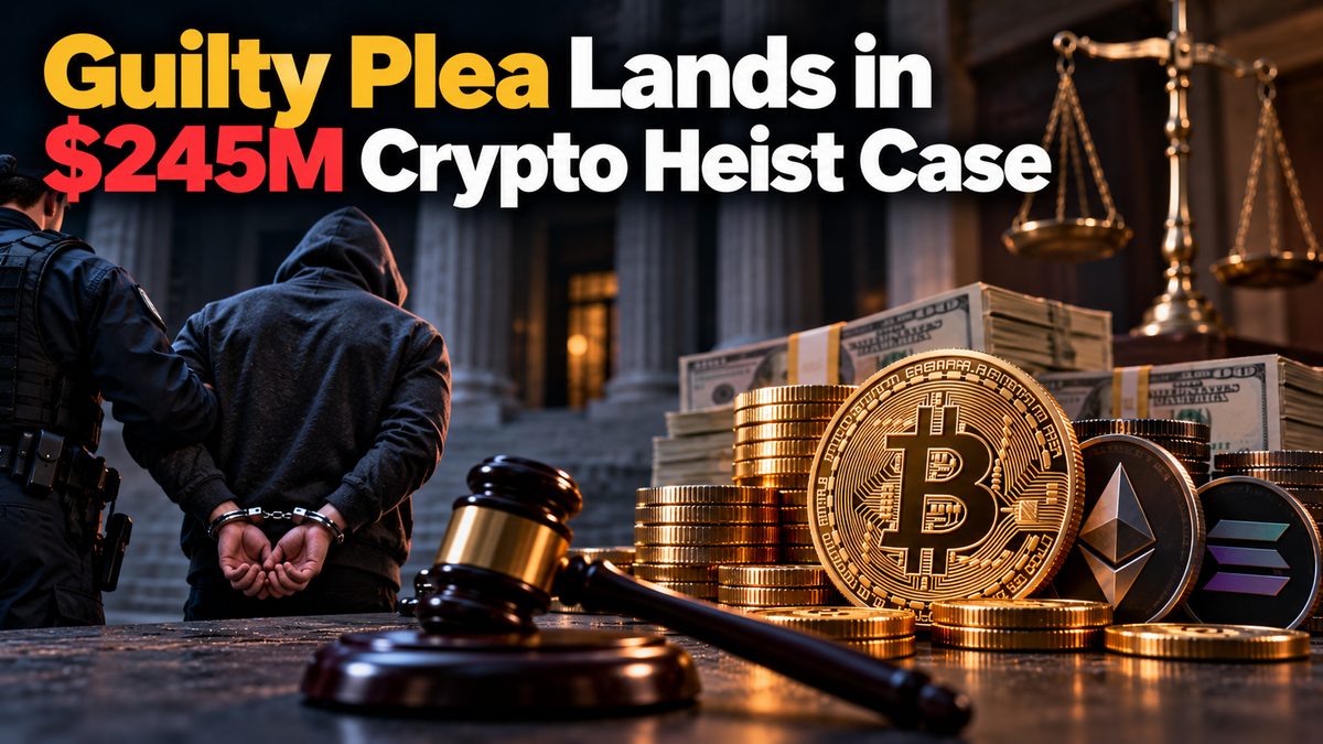 Guilty Plea Lands in $245M Crypto Heist Case
