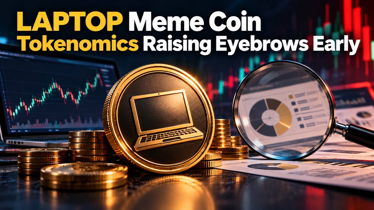LAPTOP Meme Coin Tokenomics Raising Eyebrows Early