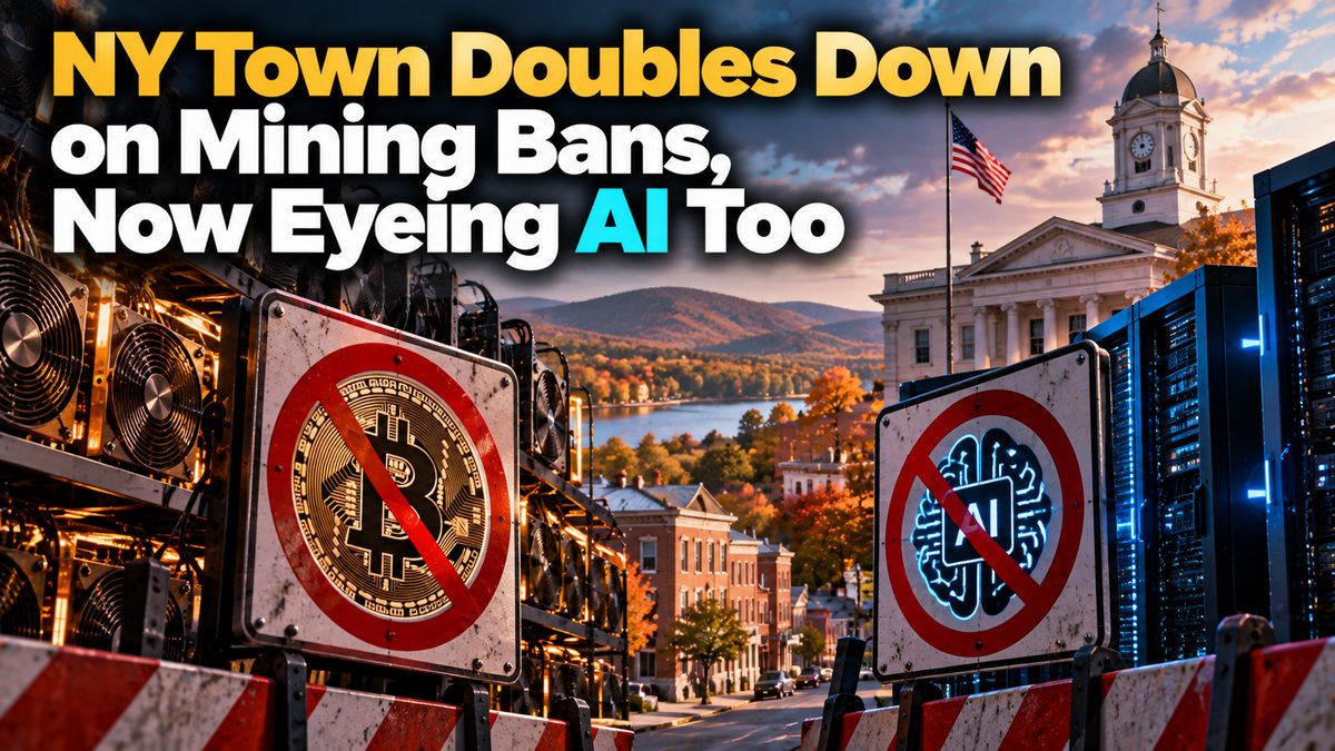 NY Town Doubles Down on Mining Bans, Now Eyeing AI Too