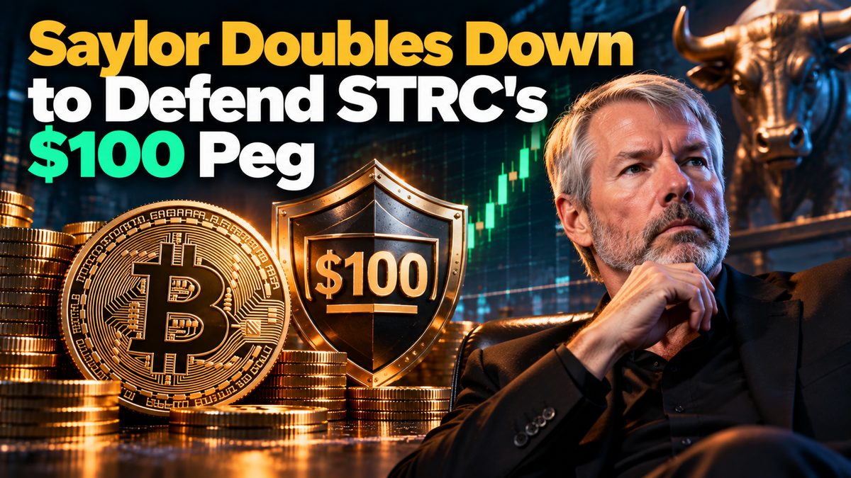 Saylor Doubles Down to Defend STRC's $100 Peg