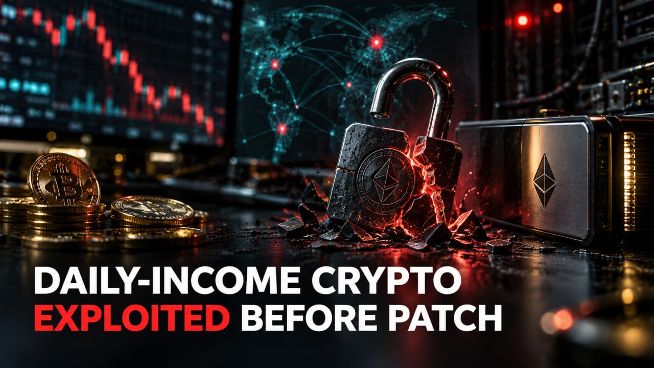 Daily-Income Crypto Project Hit by Exploit Before Patch