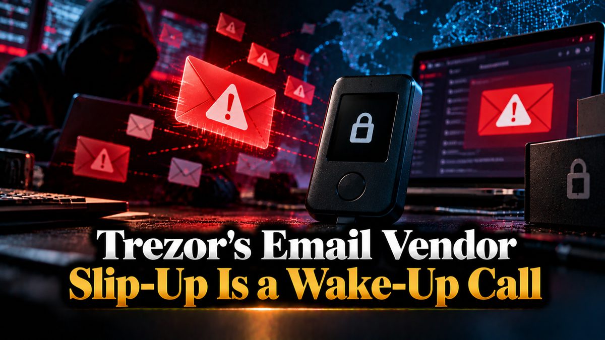 Trezor's Email Vendor Slip-Up Is a Wake-Up Call