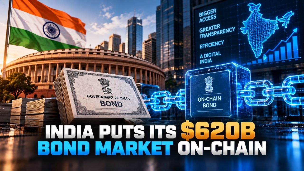 India Puts Its $620B Bond Market On-Chain