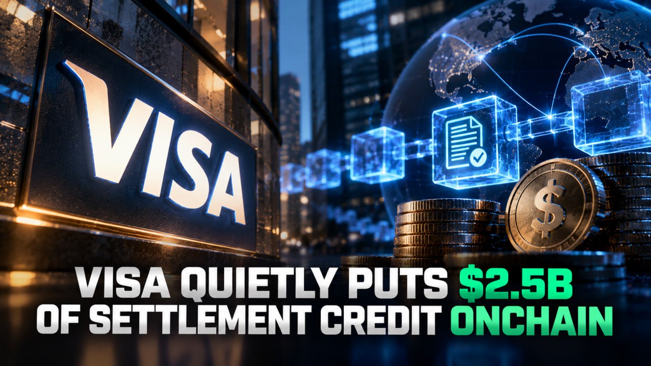 Visa Quietly Puts $2.5B of Settlement Credit Onchain