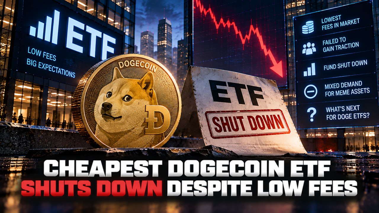 Cheapest Dogecoin ETF Shuts Down Despite Low Fees