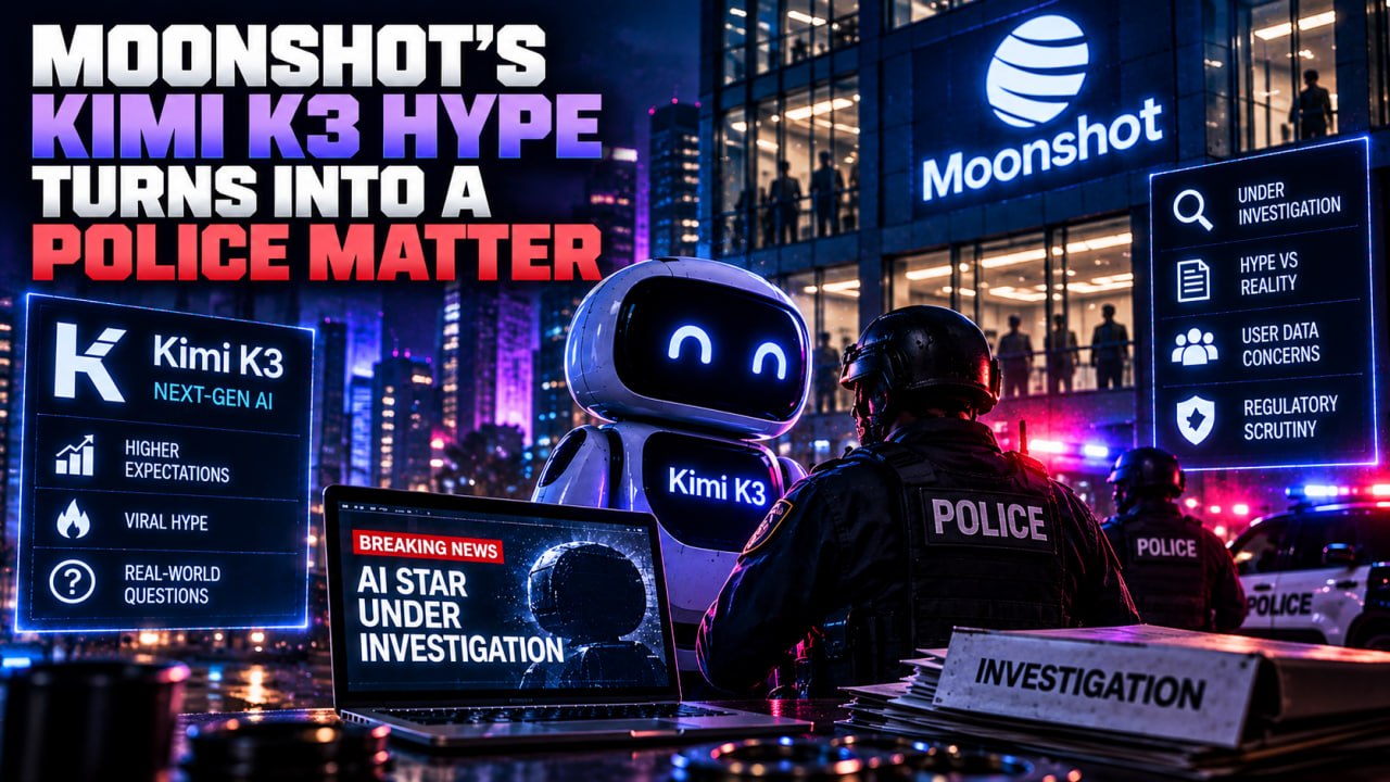 Moonshot's Kimi K3 Hype Turns Into a Police Matter