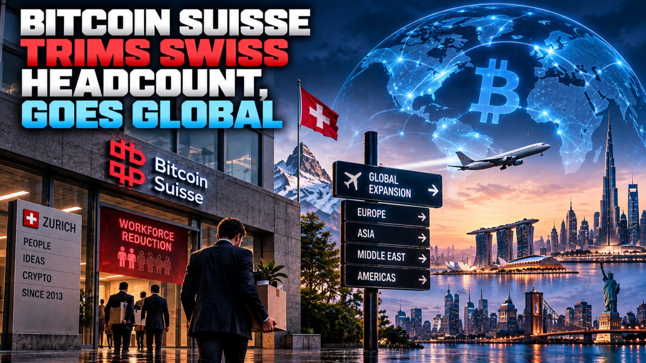 Bitcoin Suisse Trims Swiss Headcount, Goes Global