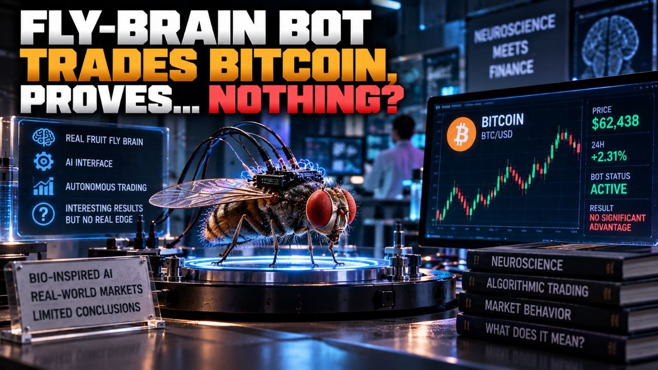 Fly-Brain Bot Trades Bitcoin, Proves… Nothing?
