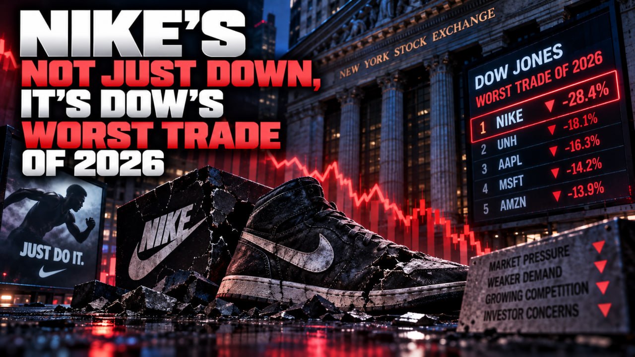 Nike's Not Just Down, It's Dow's Worst Trade of 2026