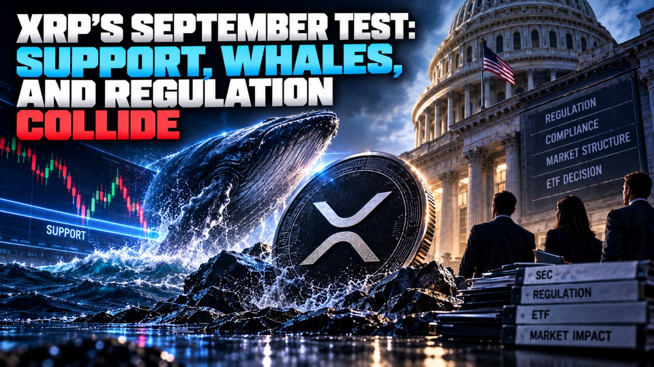 XRP's September Test: Support, Whales, and Regulation Collide