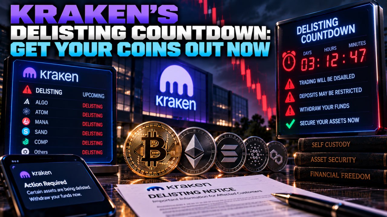 Kraken's Delisting Countdown: Get Your Coins Out Now