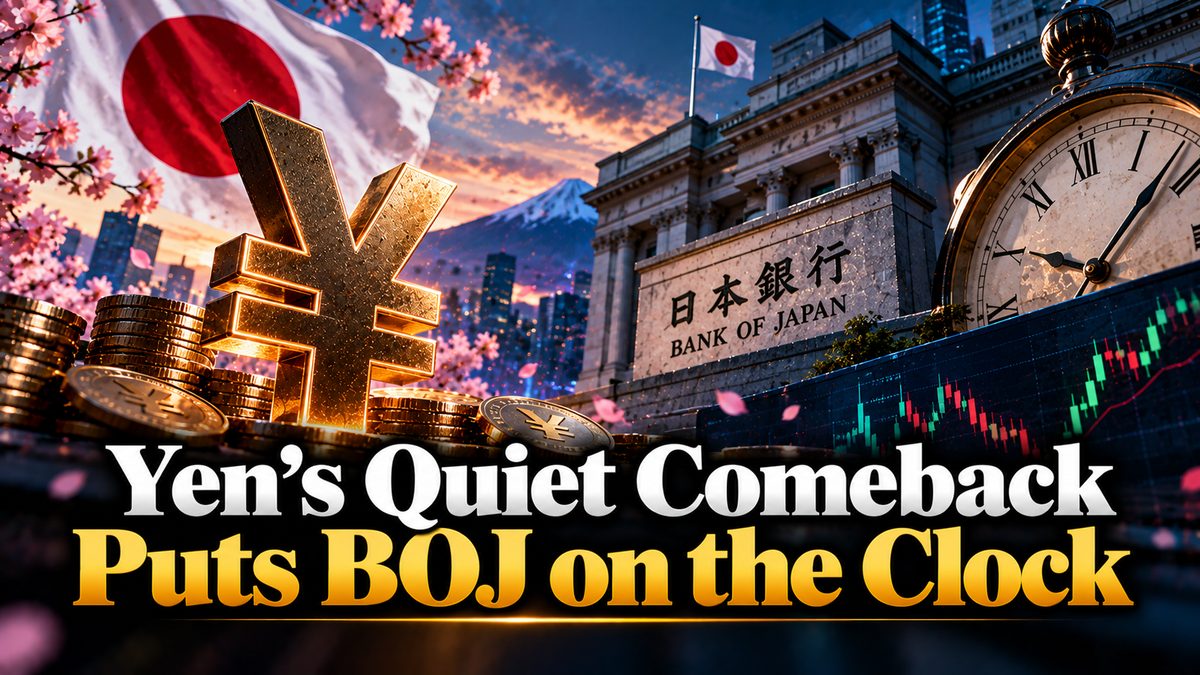 Yen's Quiet Comeback Puts BOJ on the Clock