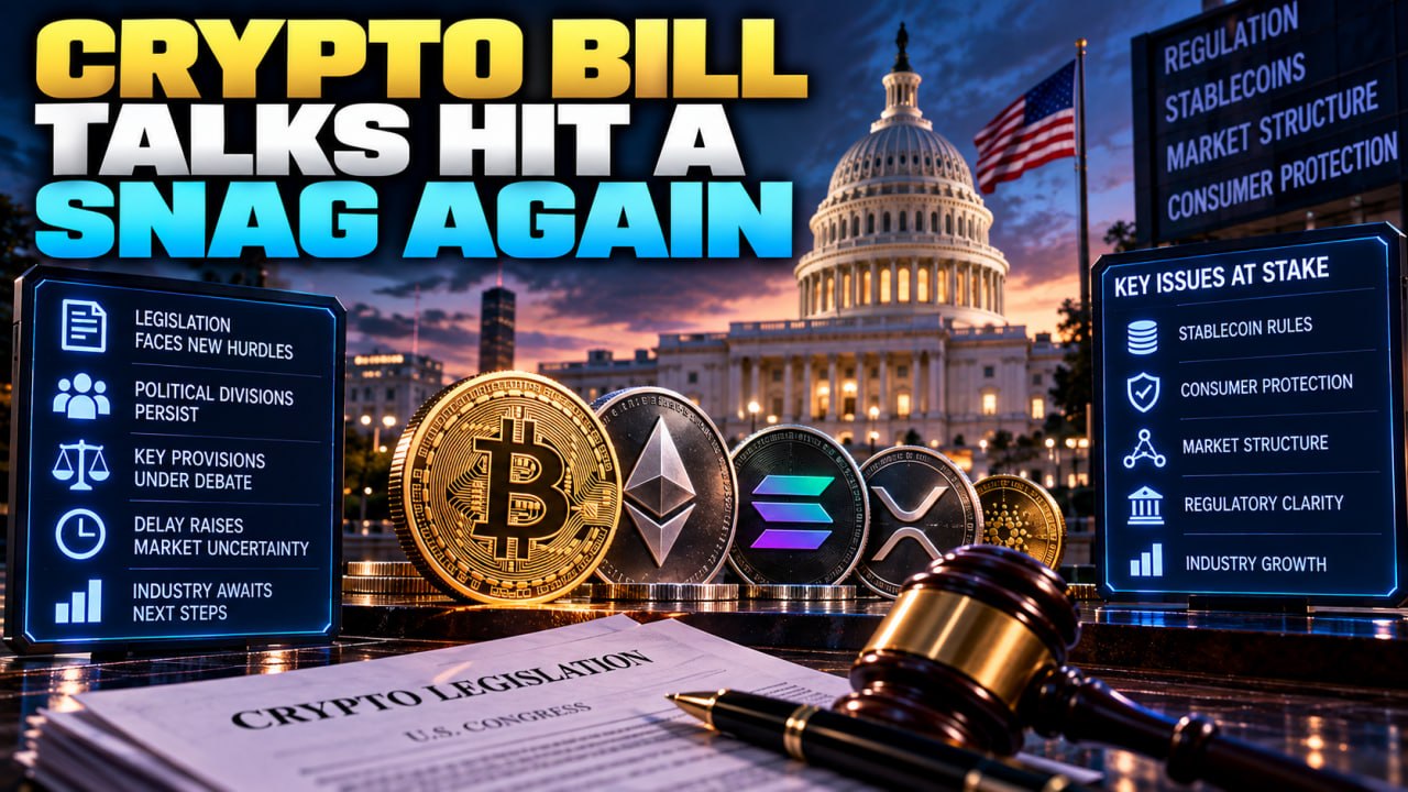 Crypto Bill Talks Hit a Snag Again