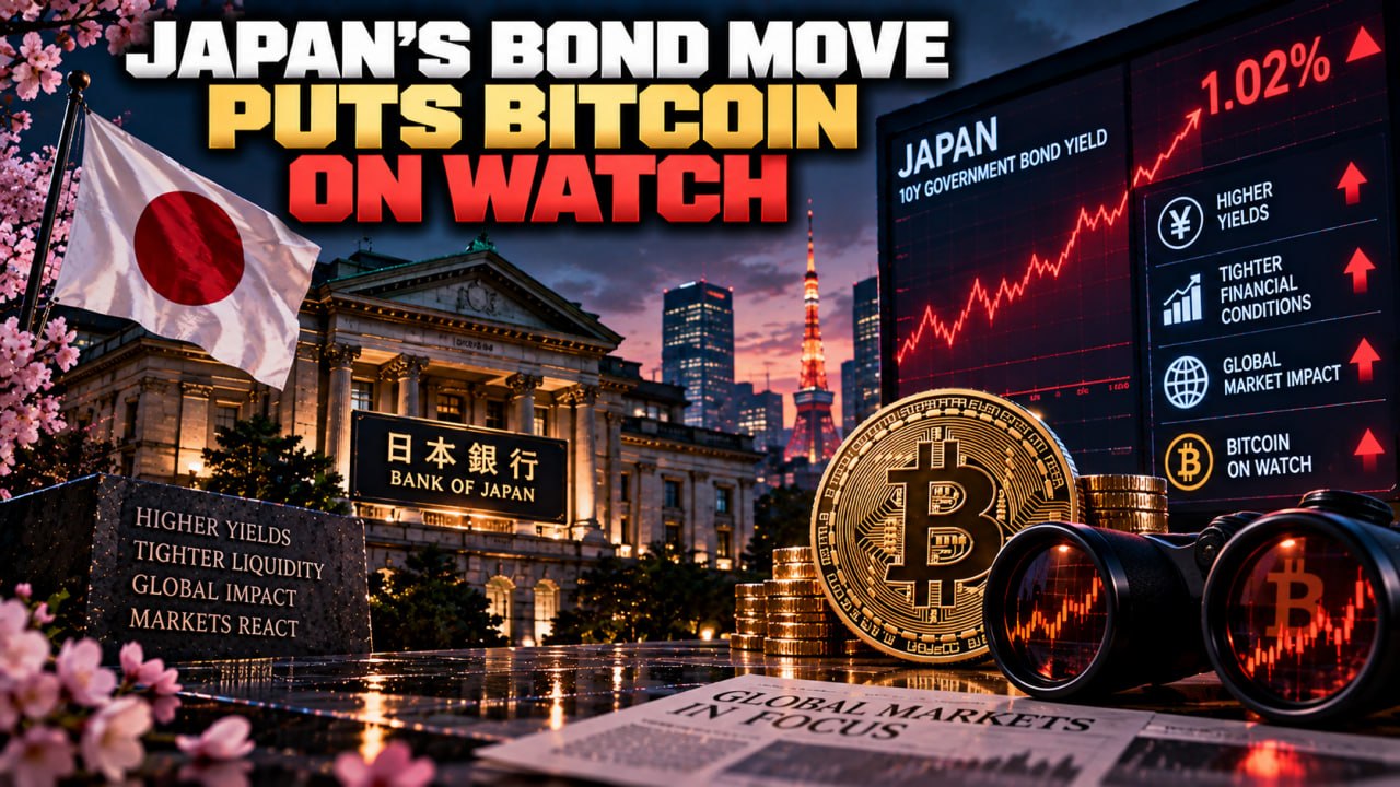 Japan's Bond Move Puts Bitcoin on Watch