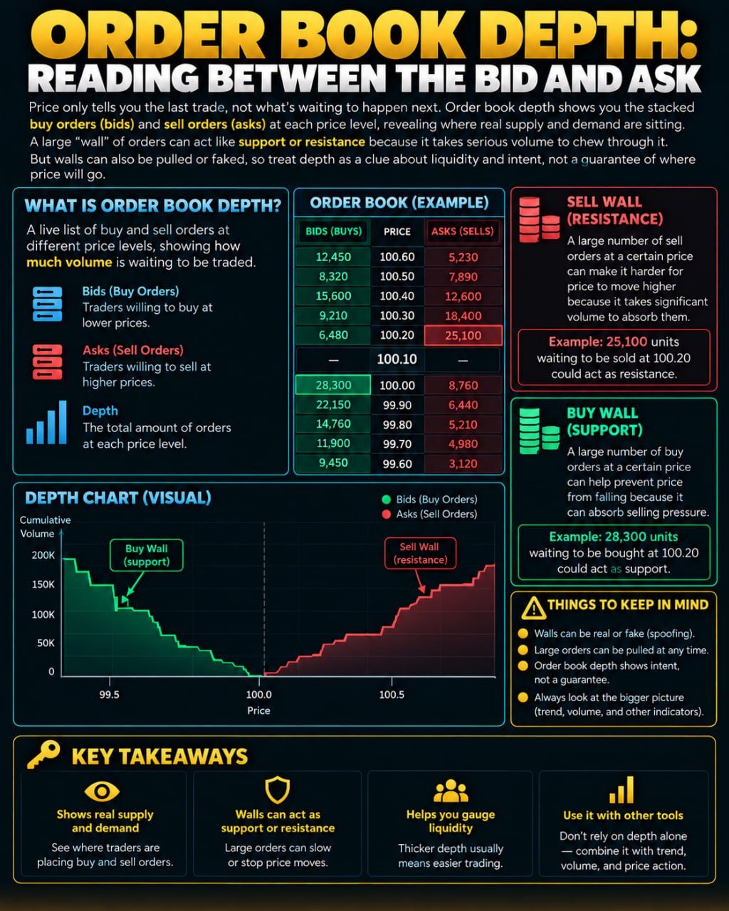 Order Book Depth: What Bid and Ask Walls Really Tell You