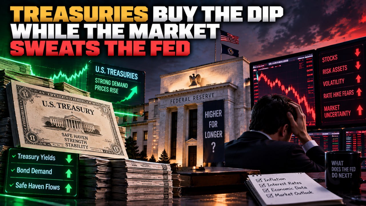 Treasuries Buy the Dip While the Market Sweats the Fed