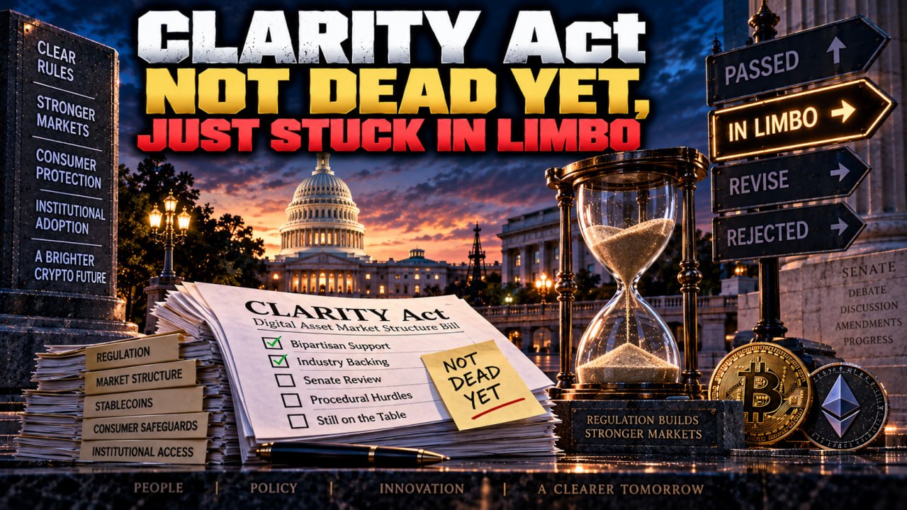 CLARITY Act Not Dead Yet, Just Stuck in Limbo