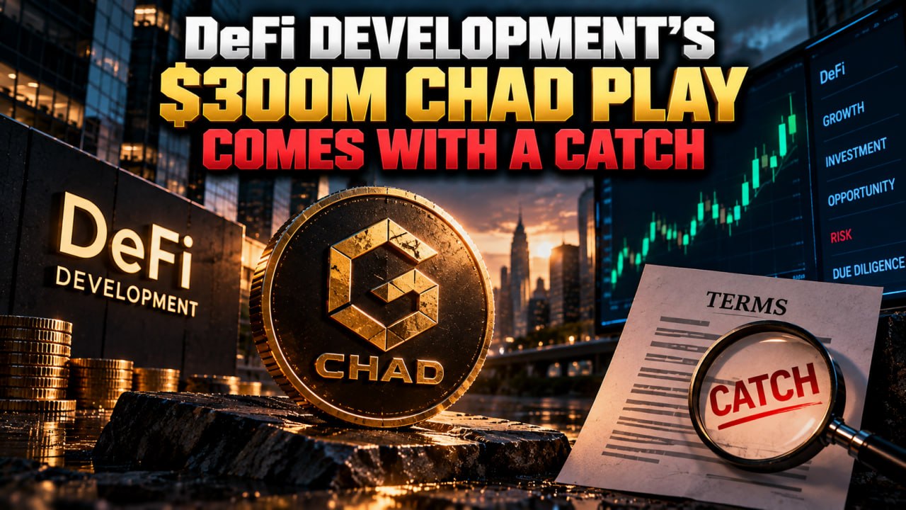 DeFi Development's $300M CHAD Play Comes With a Catch