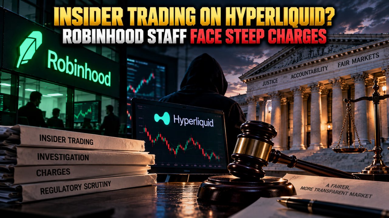 Insider Trading on Hyperliquid? Robinhood Staff Face Steep Charges