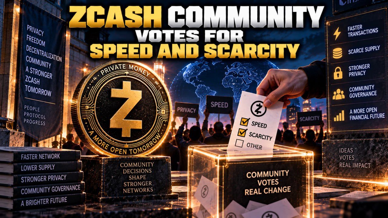 Zcash Community Votes for Speed and Scarcity