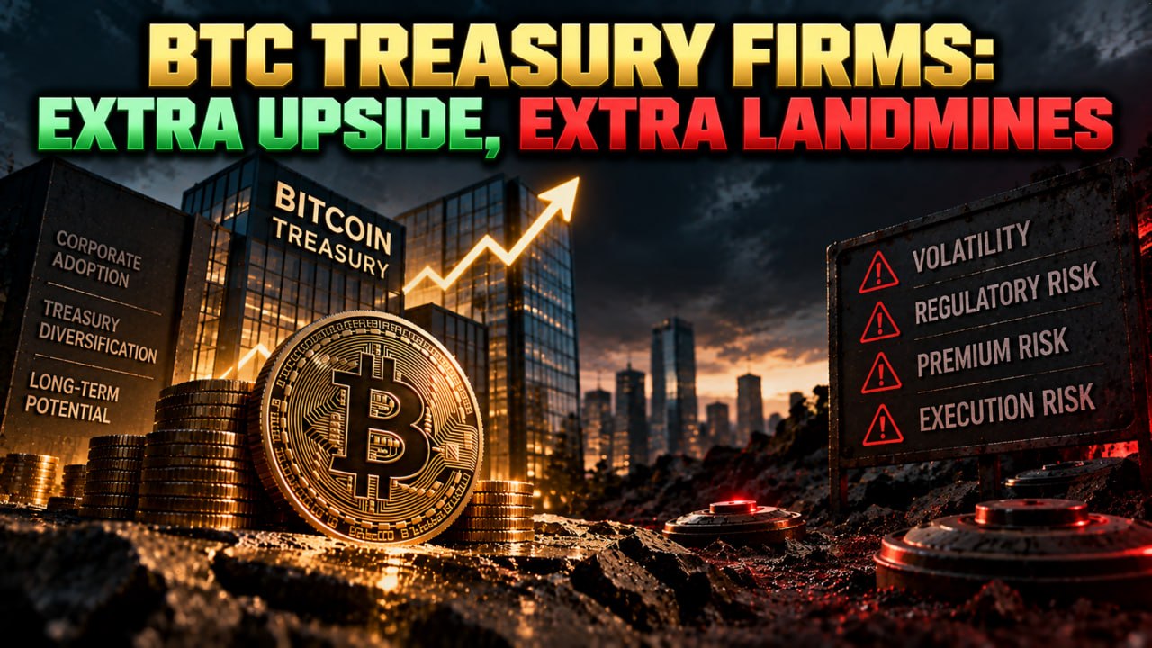 BTC Treasury Firms: Extra Upside, Extra Landmines