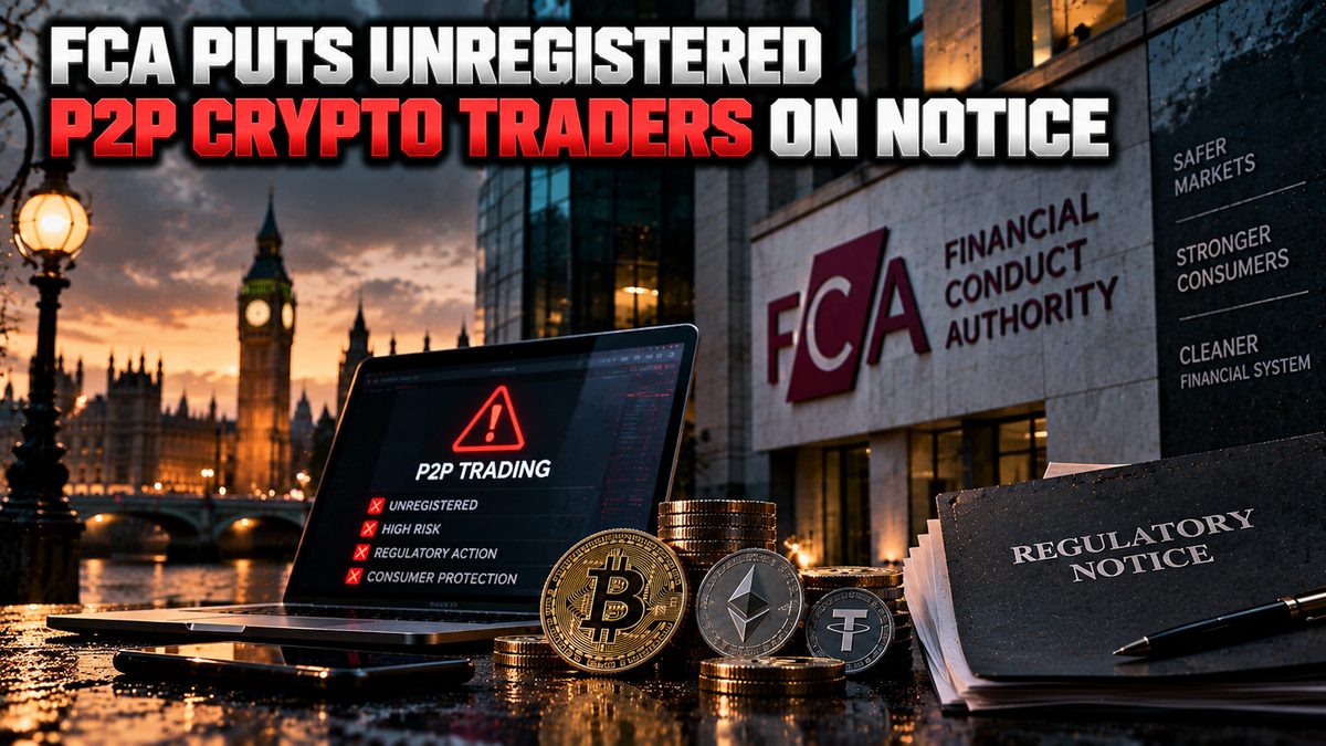 FCA Puts Unregistered P2P Crypto Traders on Notice