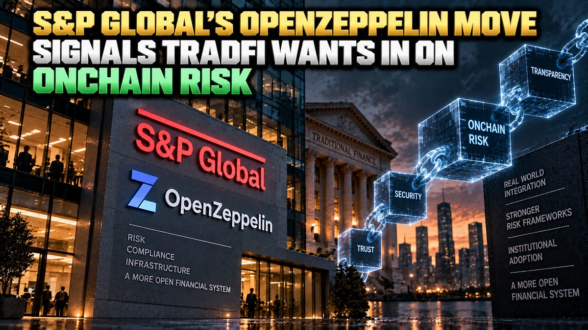 S&P Global's OpenZeppelin Move Signals TradFi Wants In on Onchain Risk