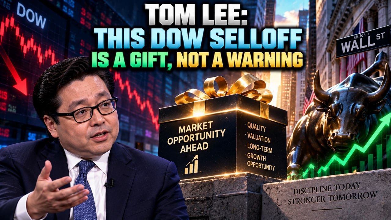 Tom Lee: This Dow Selloff Is a Gift, Not a Warning