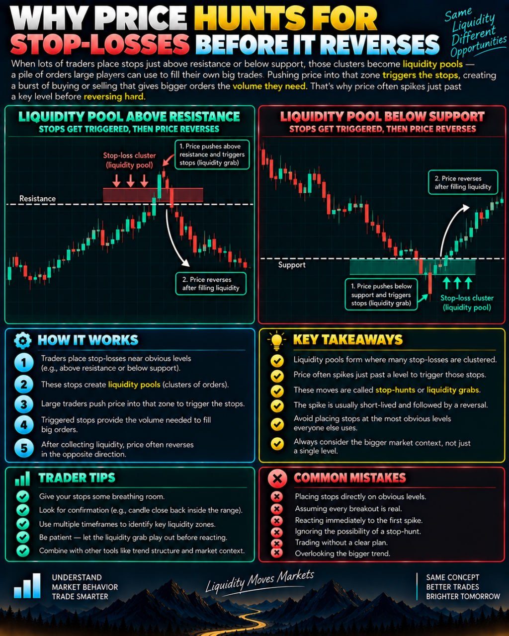 Stop Hunts and Liquidity Pools: Why Price Spikes Past Key Levels