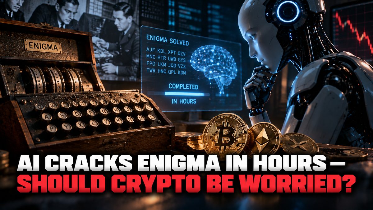 AI Cracks Enigma in Hours — Should Crypto Be Worried?