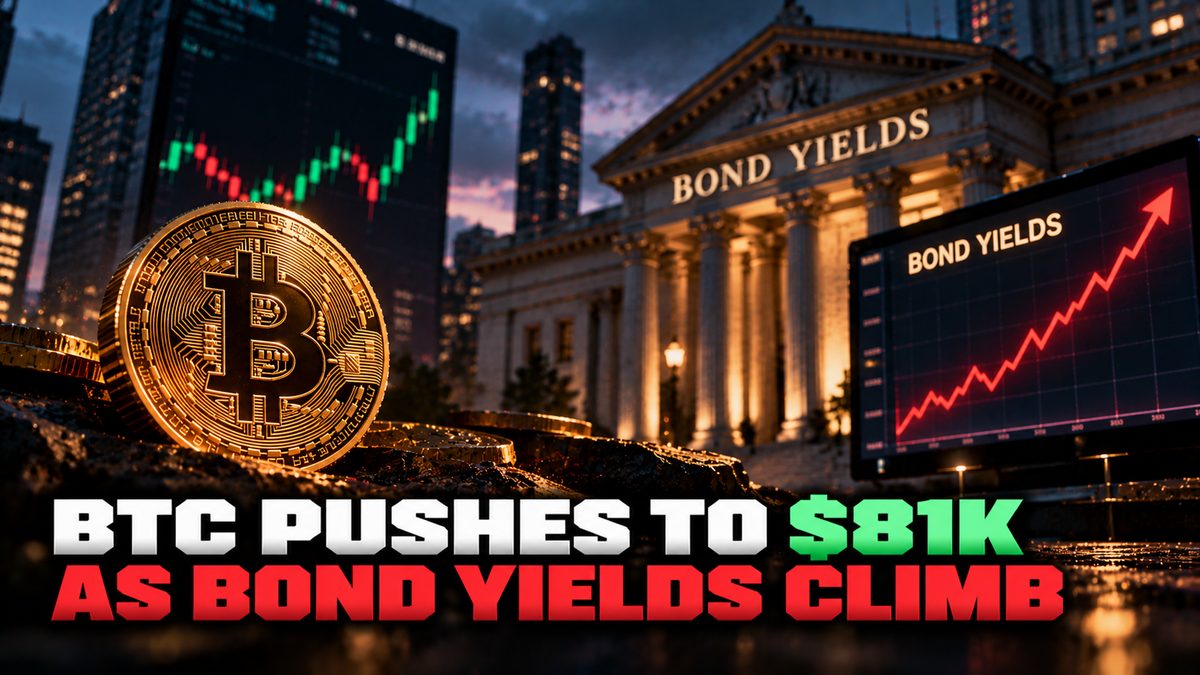 BTC Pushes to $81K as Bond Yields Climb