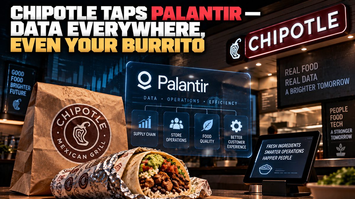 Chipotle Taps Palantir — Data Everywhere, Even Your Burrito