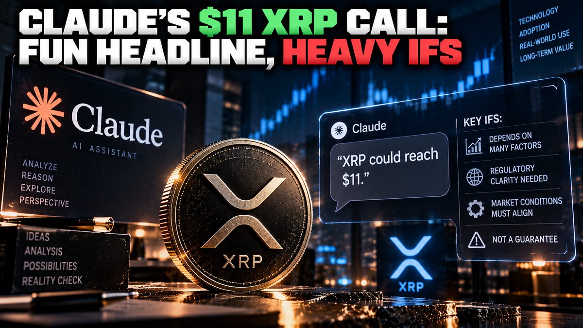 Claude's $11 XRP Call: Fun Headline, Heavy Ifs