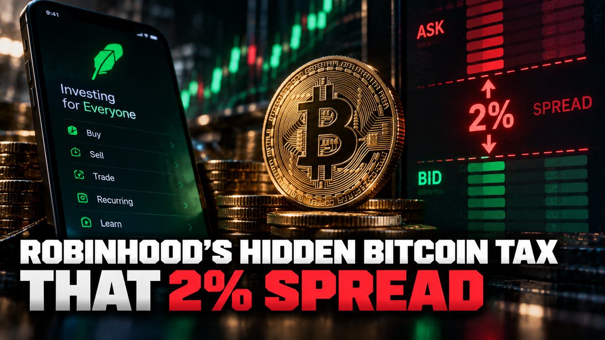 Robinhood's Hidden Bitcoin Tax: That 2% Spread