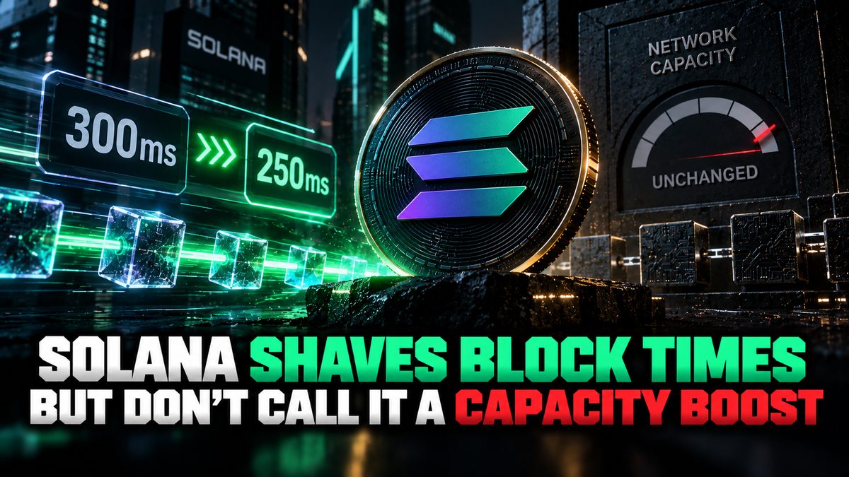 Solana Shaves Block Times, But Don't Call It a Capacity Boost