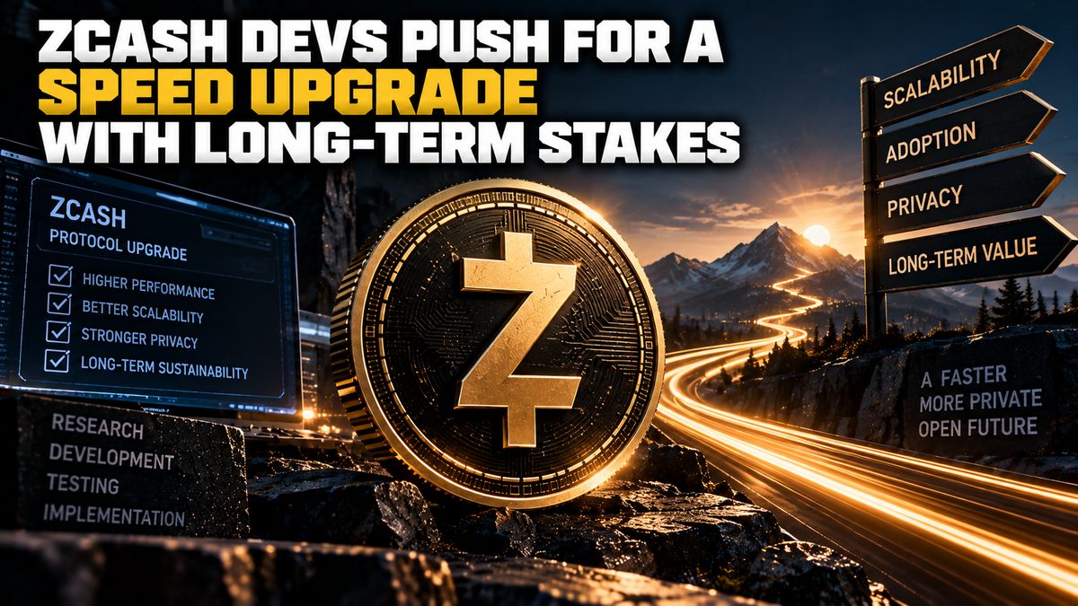 Zcash Devs Push for a Speed Upgrade With Long-Term Stakes