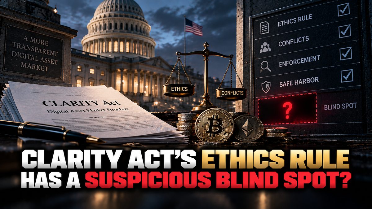 CLARITY Act's ethics rule has a suspicious blind spot