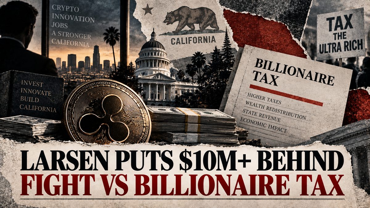 Larsen Puts $10M+ Behind Fight vs Billionaire Tax