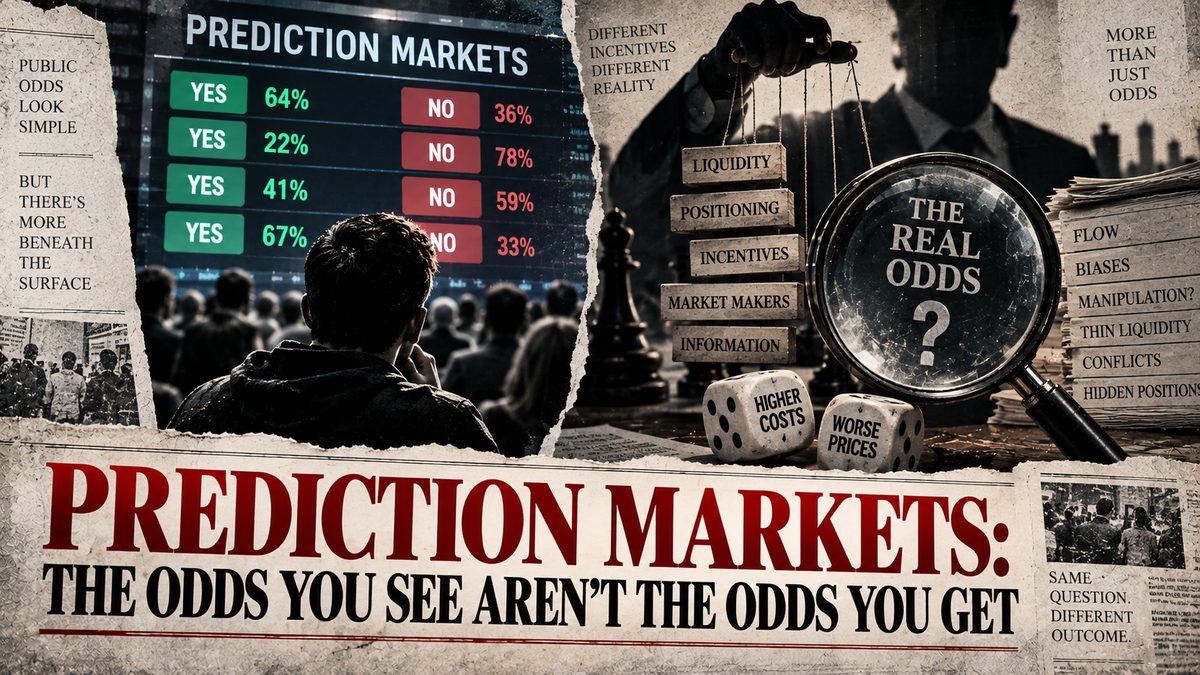 Prediction Markets: The Odds You See Aren't the Odds You Get