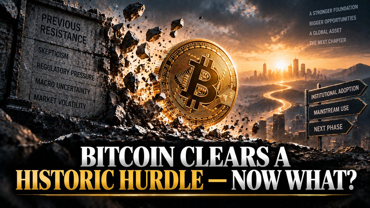 Bitcoin Clears a Historic Hurdle — Now What?
