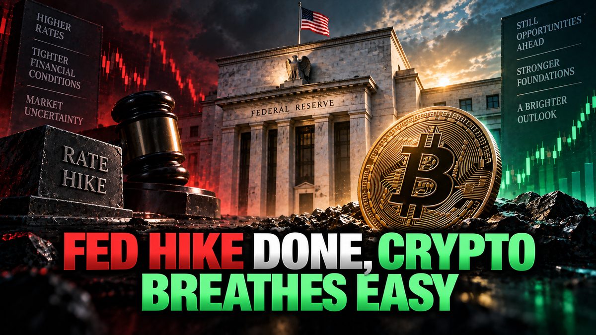 Fed Hike Done, Crypto Breathes Easy