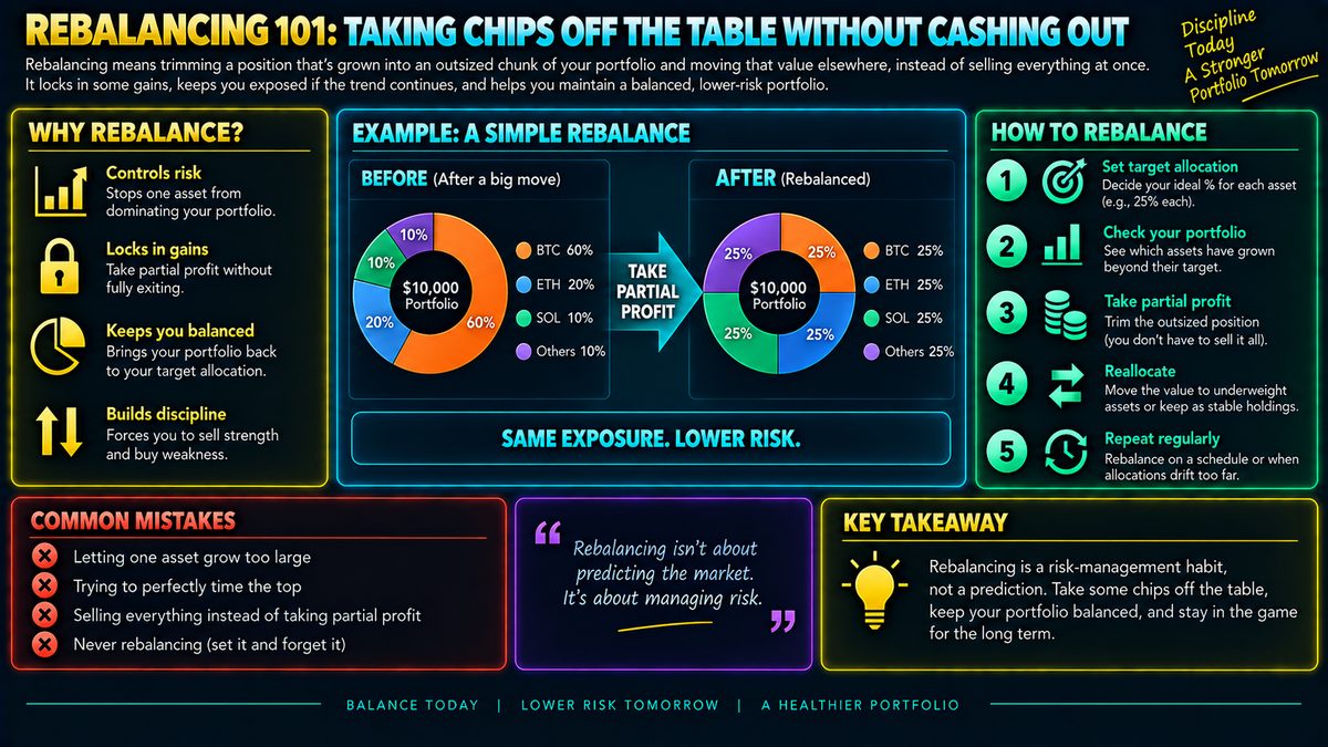 Rebalancing Crypto Portfolio: Taking Profit Without Selling All