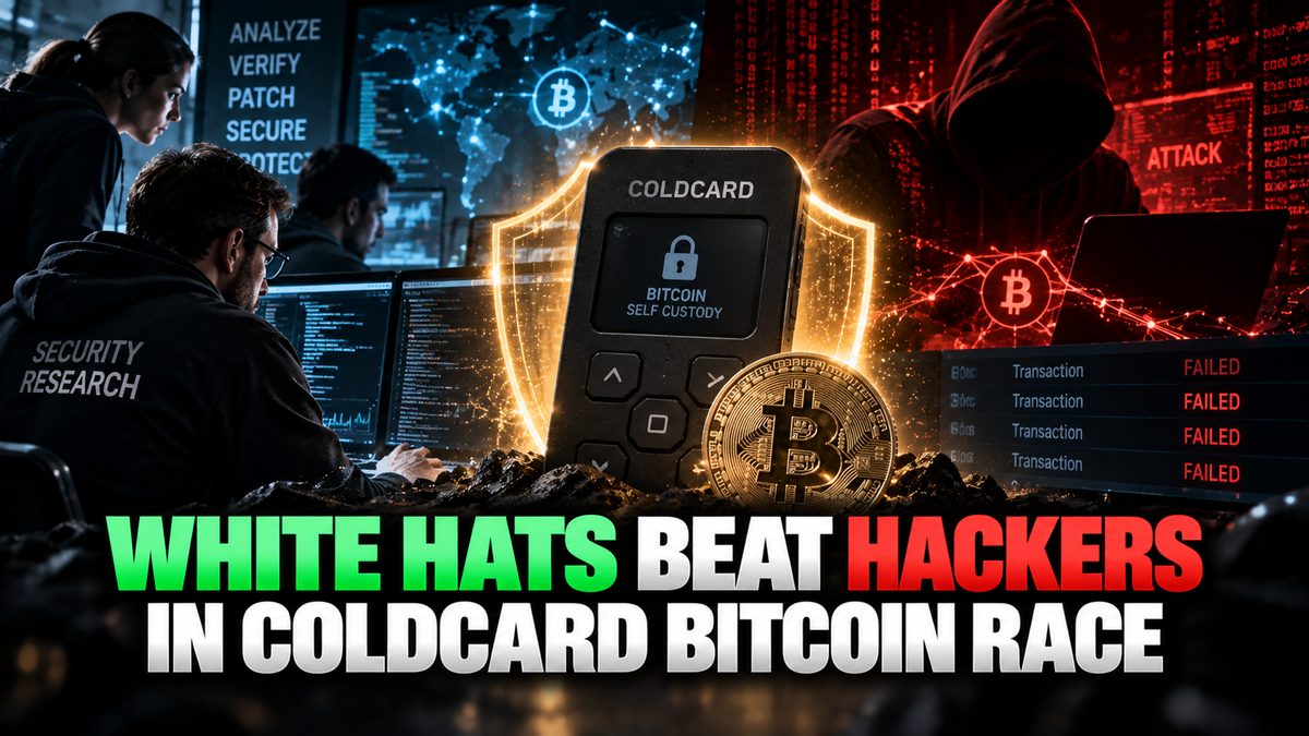 White Hats Beat Hackers in Coldcard Bitcoin Race
